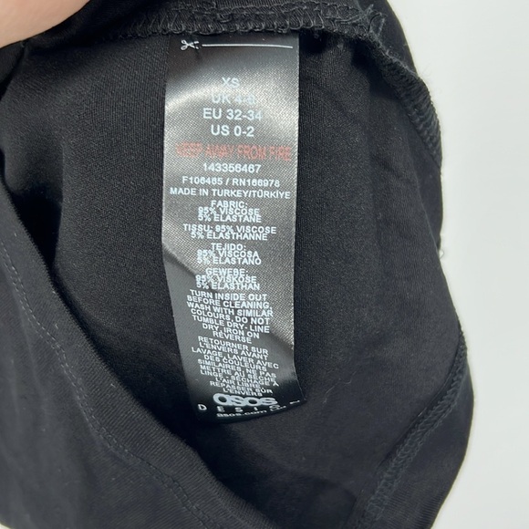 ASOS NWOT ruched mini dress women’s 0-2 - Picture 6 of 7